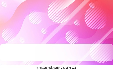 Abstract Waves, Line, Geometric Shape. Futuristic Technology Style Background. For Creative Templates, Cards, Color Covers Set. Vector Illustration with Color Gradient