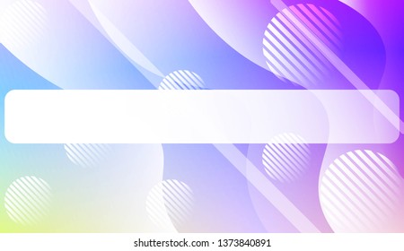 Abstract Waves, Line, Geometric Shape. Futuristic Technology Style Background. For Creative Templates, Cards, Color Covers Set. Vector Illustration with Color Gradient