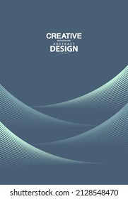 Abstract waves lines Background. Colorful Striped