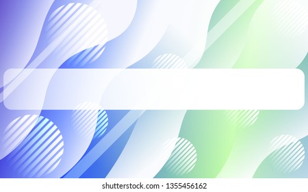 Abstract Waves, Lines, Circle. Futuristic Technology Style Background. Design For Cover Page, Poster, Banner Of Websites. Vector Illustration with Color Gradient.