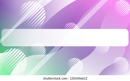 Abstract Waves, Lines, Circle. Futuristic Technology Style Background. Design For Cover Page, Poster, Banner Of Websites. Vector Illustration with Color Gradient.