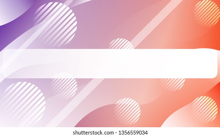 Abstract Waves, Lines, Circle. Futuristic Technology Style Background. Design For Cover Page, Poster, Banner Of Websites. Vector Illustration with Color Gradient.