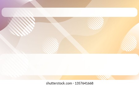 Abstract Waves, Lines, Circle. Futuristic Technology Style Background. Design For Cover Page, Poster, Banner Of Websites. Vector Illustration with Color Gradient.