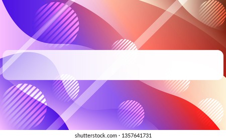 Abstract Waves, Lines, Circle. Futuristic Technology Style Background. Design For Cover Page, Poster, Banner Of Websites. Vector Illustration with Color Gradient.