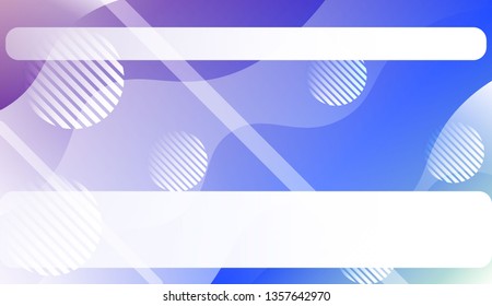 Abstract Waves, Lines, Circle. Futuristic Technology Style Background. Design For Cover Page, Poster, Banner Of Websites. Vector Illustration with Color Gradient.