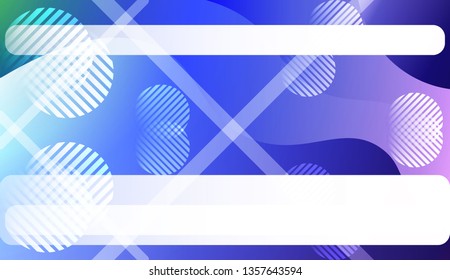 Abstract Waves, Lines, Circle. Futuristic Technology Style Background. Design For Cover Page, Poster, Banner Of Websites. Vector Illustration with Color Gradient.