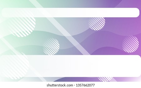Abstract Waves, Lines, Circle. Futuristic Technology Style Background. Design For Cover Page, Poster, Banner Of Websites. Vector Illustration with Color Gradient.