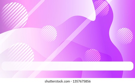 Abstract Waves, Lines, Circle. Futuristic Technology Style Background. Design For Cover Page, Poster, Banner Of Websites. Vector Illustration with Color Gradient.
