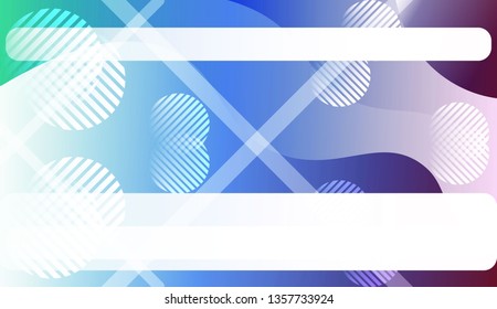 Abstract Waves, Lines, Circle. Futuristic Technology Style Background. Design For Cover Page, Poster, Banner Of Websites. Vector Illustration with Color Gradient.