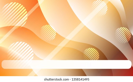 Abstract Waves, Lines, Circle. Futuristic Technology Style Background. Design For Cover Page, Poster, Banner Of Websites. Vector Illustration with Color Gradient.