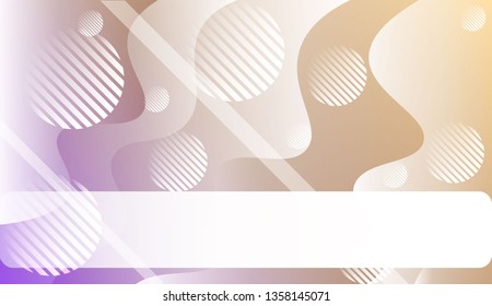 Abstract Waves, Lines, Circle. Futuristic Technology Style Background. Design For Cover Page, Poster, Banner Of Websites. Vector Illustration with Color Gradient.