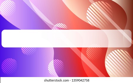 Abstract Waves, Lines, Circle. Futuristic Technology Style Background. Design For Cover Page, Poster, Banner Of Websites. Vector Illustration with Color Gradient.