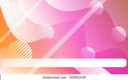 Abstract Waves, Lines, Circle. Futuristic Technology Style Background. Design For Cover Page, Poster, Banner Of Websites. Vector Illustration with Color Gradient.