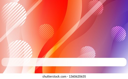 Abstract Waves, Lines, Circle. Futuristic Technology Style Background. Design For Cover Page, Poster, Banner Of Websites. Vector Illustration with Color Gradient.