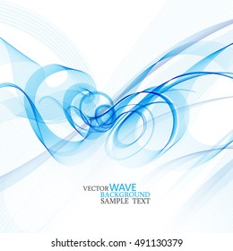 Abstract waves and lines of smoke.Abstract background