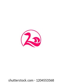 Abstract Waves Logo Template