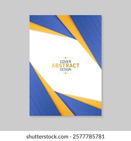 abstract waves modern cover design