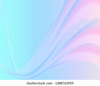 abstract waves on a blue background
