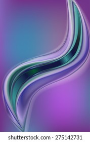 abstract waves on a colored background