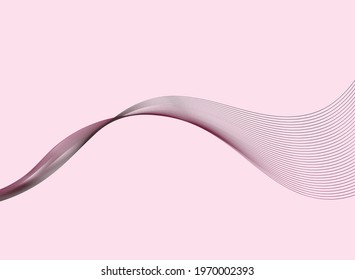 abstract waves on pink background. Abstract background. black and red waves on pink background for presentation, website, flyers, brochures.