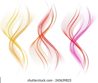 Abstract waves on wait background