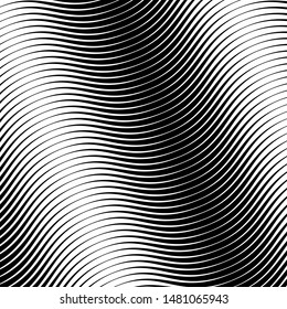 abstract waves pattern. motion design with lines
