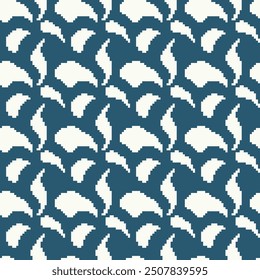 Abstract Waves Pattern, pixel 8 bit natural vector background. Great for mobile app, web design, banner, etc.