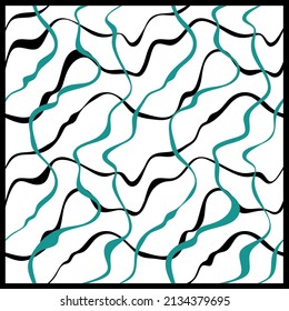 Abstract waves pattern. Vector Illustration.