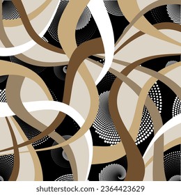 Abstract waves pattern. Vector Illustration