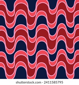 Abstract waves pattern vector illustration