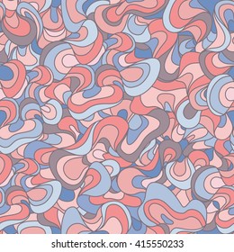 abstract waves rose quartz serenity seamless pattern
