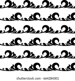 Abstract waves seamless texture