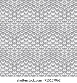 Abstract waves texture, geometrical ornament. Vector illustration. 