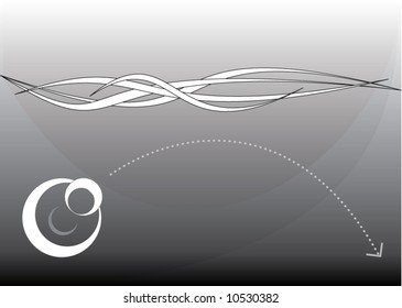 abstract waves vector