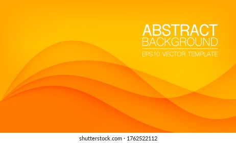 Abstract waves vector background for infographic, business presentation, web, internet, brochure, wallpaper.