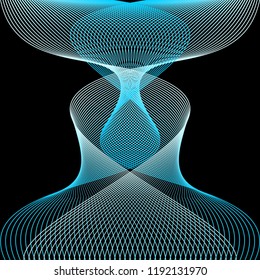 Abstract waves. Vector illustration