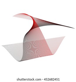 Abstract waves. Vector illustration
