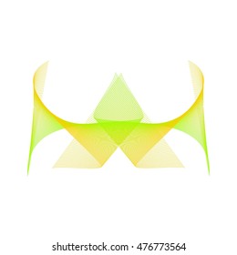 Abstract waves. Vector illustration