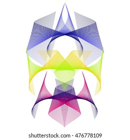 Abstract waves. Vector illustration