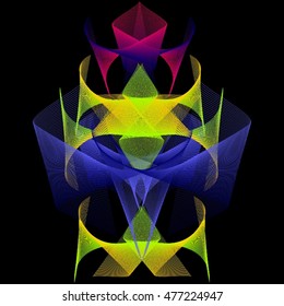 Abstract waves. Vector illustration