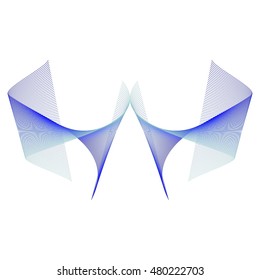 Abstract waves. Vector illustration