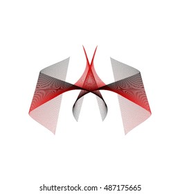 Abstract waves. Vector illustration