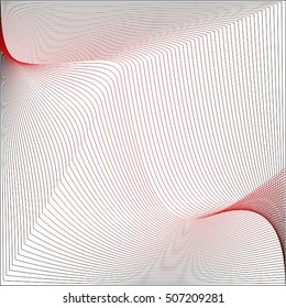 Abstract waves. Vector illustration