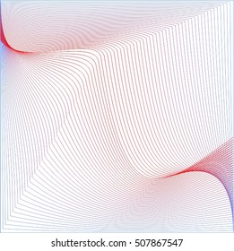 Abstract waves. Vector illustration