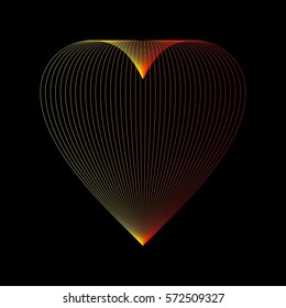 Abstract waves. Vector illustration