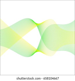 Abstract waves. Vector illustration