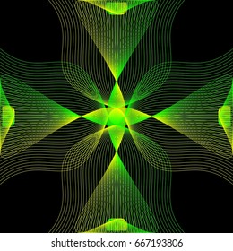 Abstract waves. Vector illustration