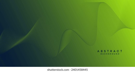 Abstract Waving Line Particle Technology Background. Modern gradient with glowing circles lines decoration background. for banner, website, header