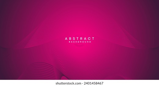 Abstract Waving Line Particle Technology Background. Modern gradient with glowing circles lines decoration background. for banner, website, header