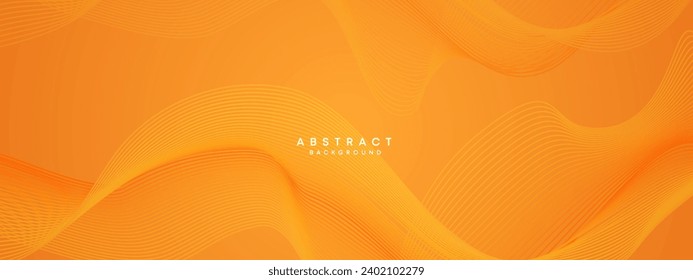 Abstract Waving Line Particle Technology Background. Modern gradient with glowing circles lines decoration background for banner, website, header